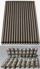 1985-2001 Ford 5.0 5.0l 302 Roller Lifters Pushrods Push Rods Set Of 16