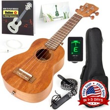 Ukelele Soprano Profesional de Chaoba de 21 Pulgadas, Ukulele Hawaiiano.Nuevo.