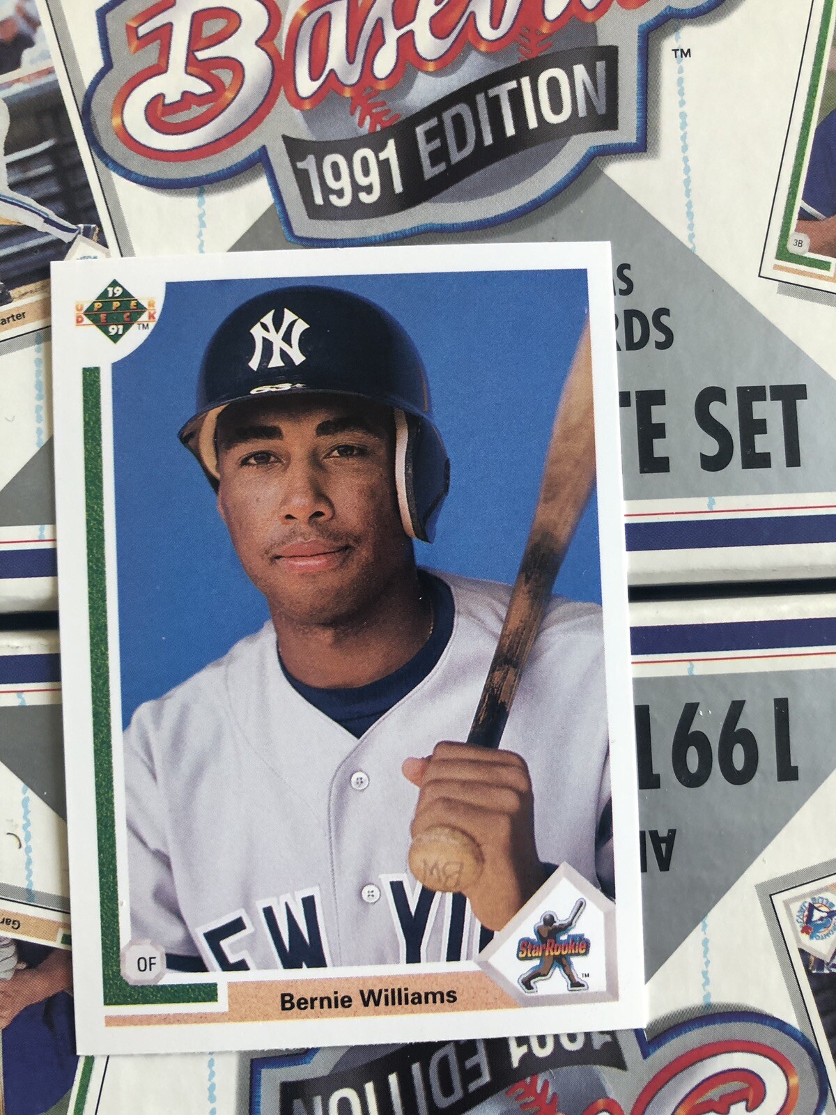 1991 Upper Deck Bernie Williams New York Yankees 11 Baseball Card for