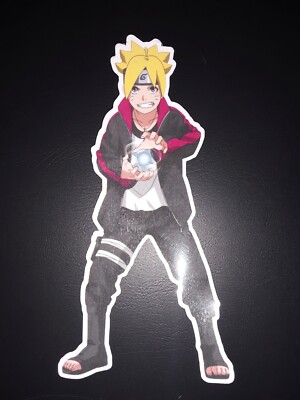 Naruto Boruto Uzumaki Glossy Sticker Anime Appliances, Walls, Windows!