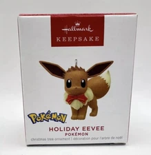 Hallmark Keepsake Pokémon Christmas Holiday Eevee MINIATURE Ornament 2023 NEW