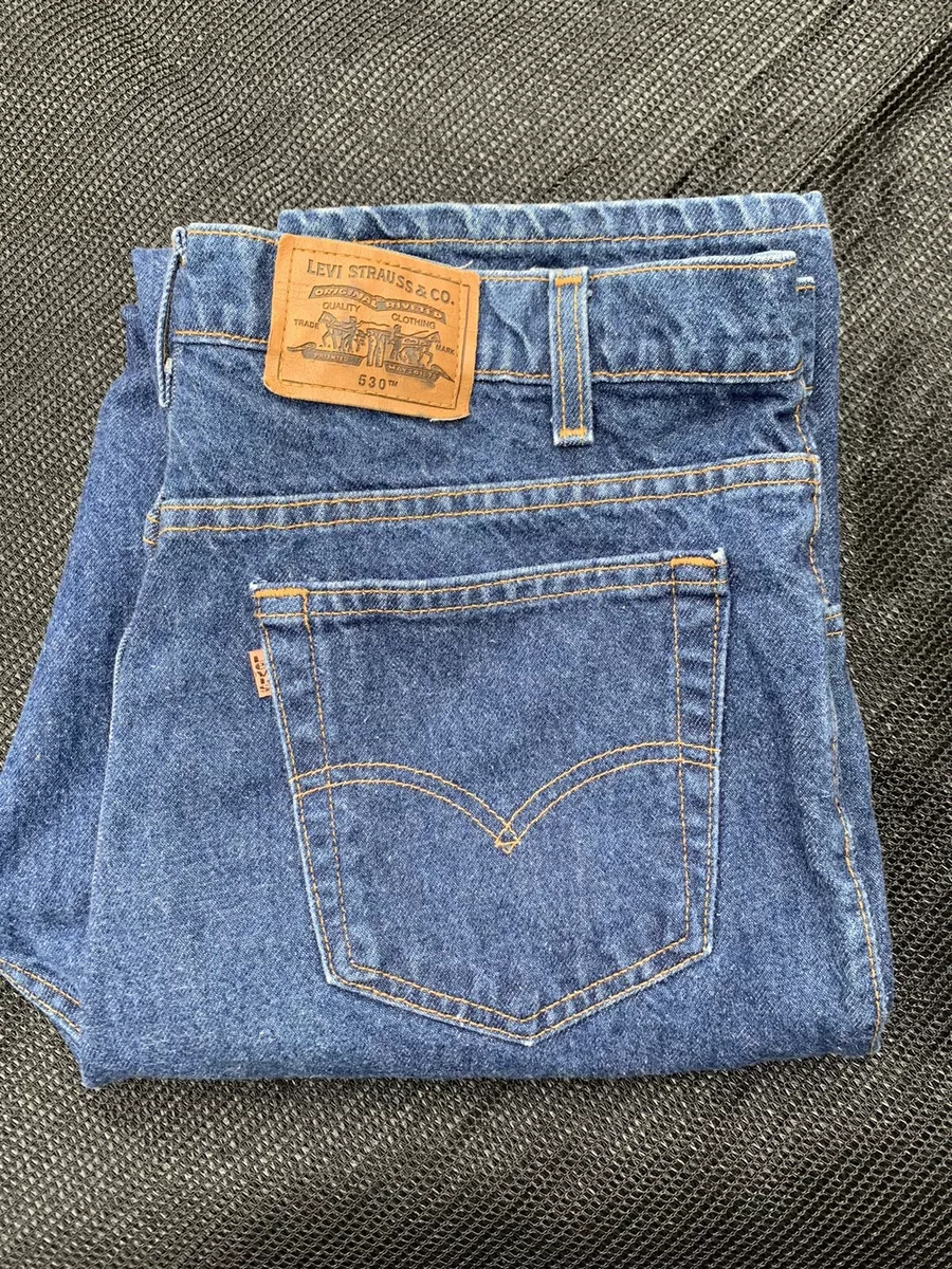 MADE IN USA Vintage 530 Tab Jeans 38&#034; x 34&#034; |