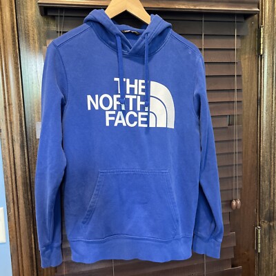 The North Face Men's Half Dome Pullover Hoodie Blue S Size Adult Teen 