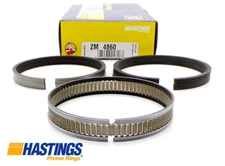 HASTINGS Moly Piston Rings Set Chevy 350/5.7+6.0 VORTEC 1996-04* 1.5-1.5-3.0 020