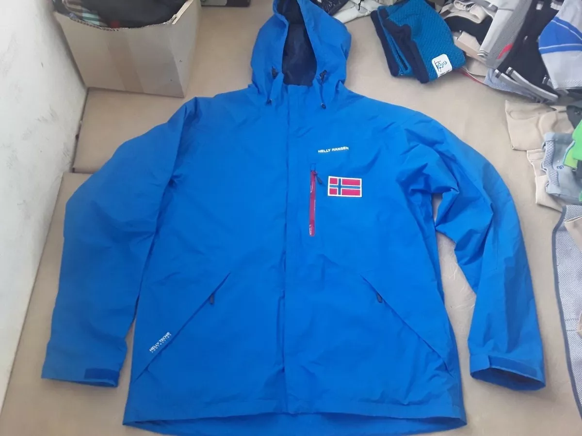 Caius Lyrisch Actie HELLY HANSEN norway brand team MEN size XL jacket parka cross country snow  | eBay