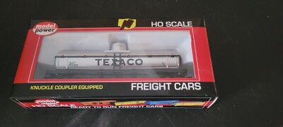 BOXED HO Scale Train Car MODEL POWER 98106 TEXACO CHEMICAL TANK KNUCKLER EEEEE