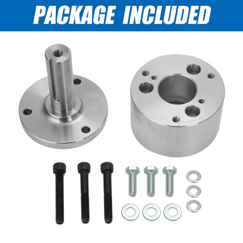 Universal For Predator 670 V-twin Engines Adapter Flywheel PTO Drive + Shaft Kit - Picture 2 of 10