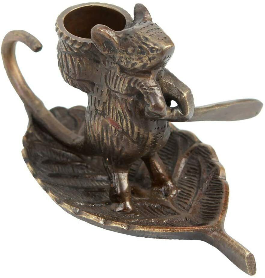 Achla Designs Excellence Sale Intrepid Mouse bronze Antique New Candleholder