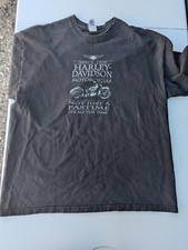 Harley Davidson 2XL *USA MADE* Double Sided T Shirt Not Just A Past Time