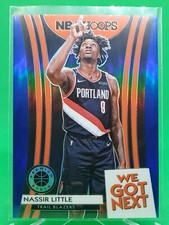 Nassir Little 2019-20 NBA Hoops Premium Stock We Got Next Blue Prizm Rookie #6