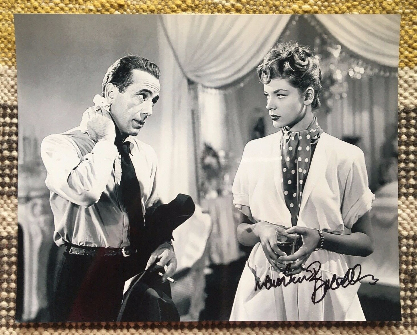 Lauren Bacall Signed Autograph 8x10 Photograph USA Hollywood Sexy | eBay