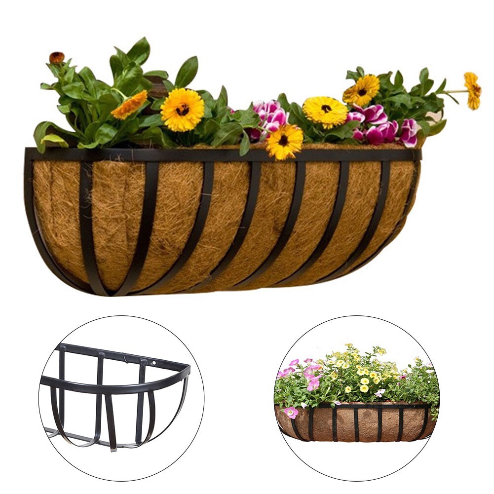Durable Coconut Fiber Liner for Hanging Baskets Long lasting Moisture