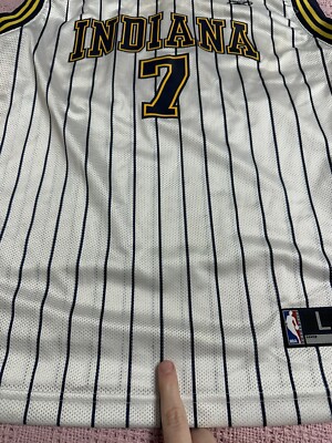 Indiana Pacers Jersey Youth Large White Reebok Jermaine O'Neal NBA