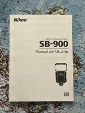 Original Nikon SB-900 Speedlight Instruction Manual Spanish  M 