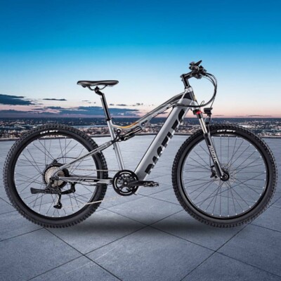 PASELEC Electric Bicycle Ebike 27.5inch Mountain Bike 1000W Peak Shimano 8 Speed