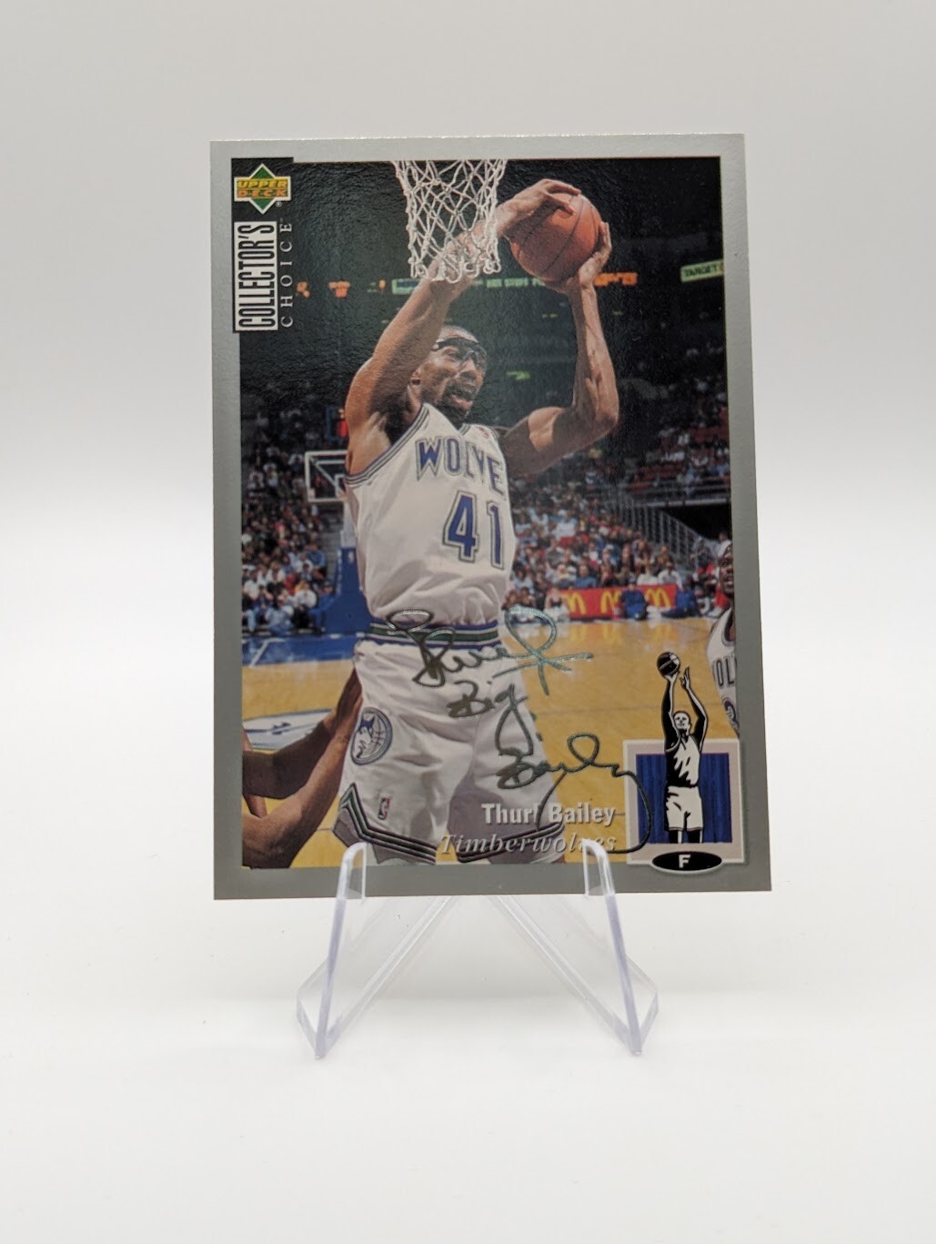 Thurl Bailey 1994-95 Upper Deck Collector's Choice Silver Signature SP #141