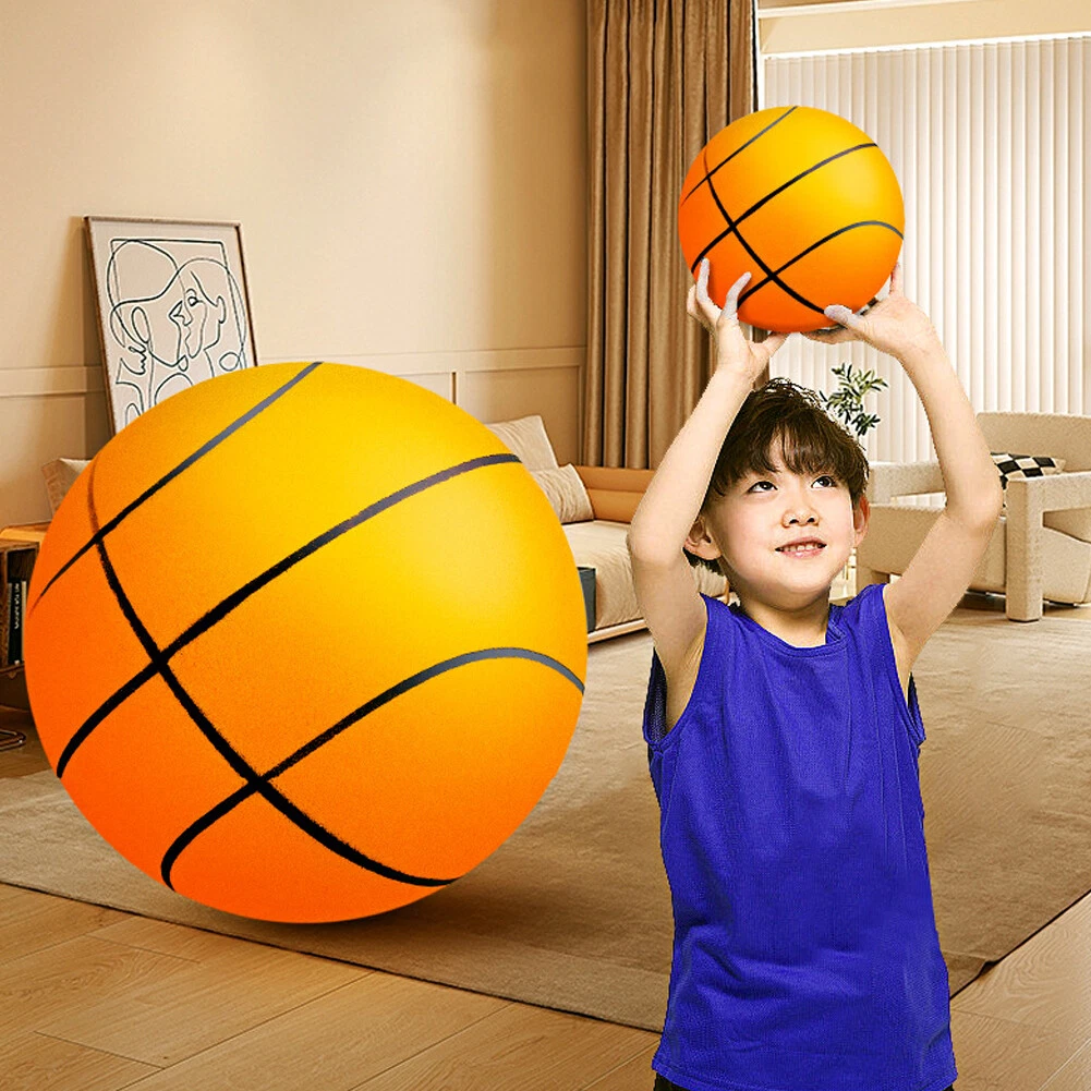 Bouncing Mute Ball High-Resilience Foam Basketball for Various Indoor  Activities