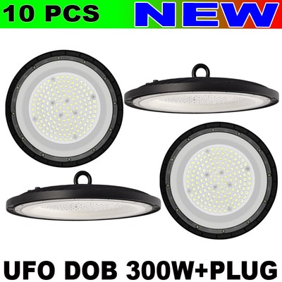 screw in led high bay shop lights 300w Factory Warehouse  Light Fixtures 10Pc