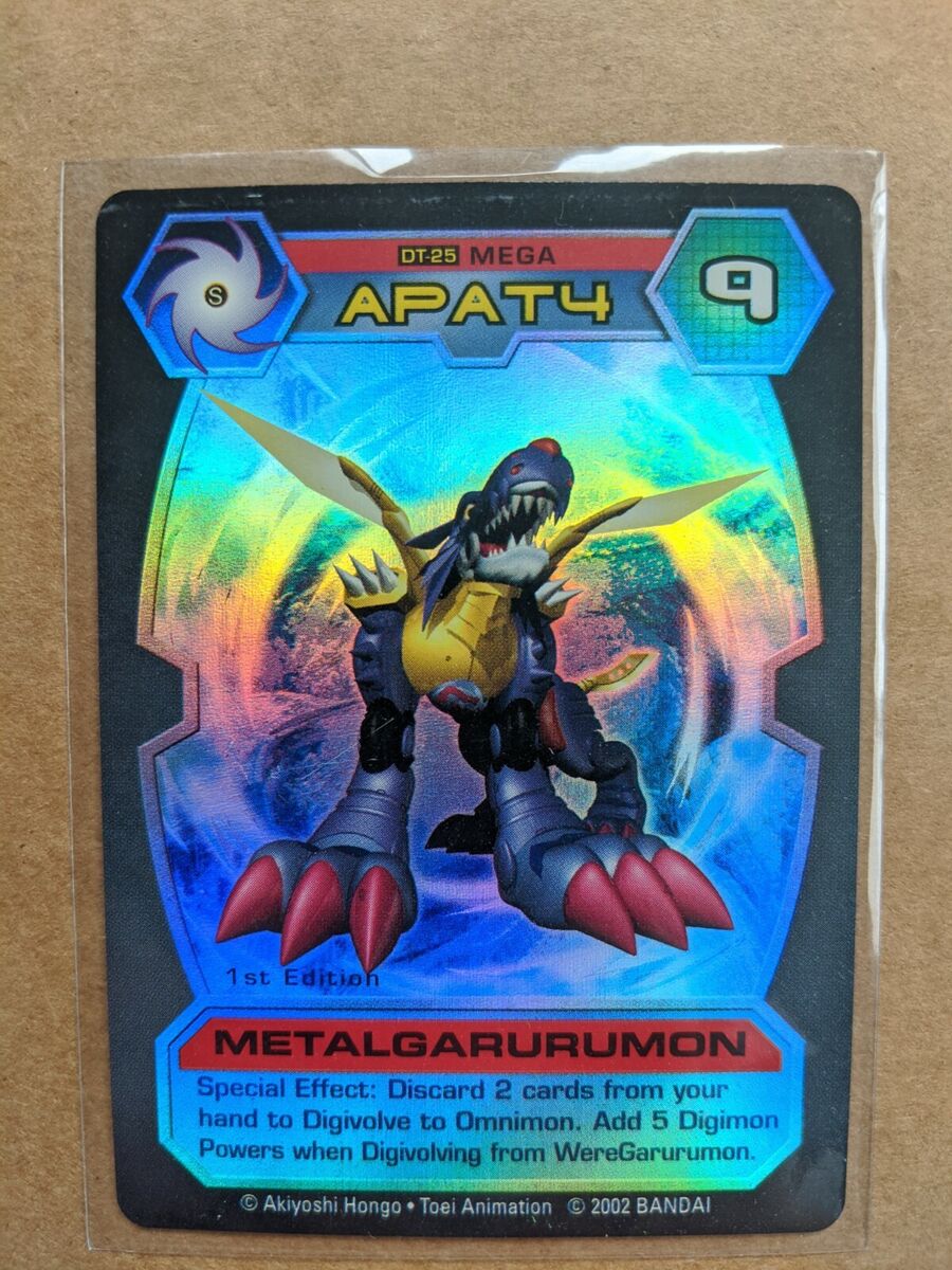 Digimon D-Tector Card Game Wargreymon Metalgarurumon Gallantmon