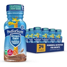PediaSure Grow  Gain with Immune Support, Kids Protein Shake 8 Fl Oz Pack of 24