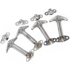 Bonnet Hood Clip Latch Set Of 4 Chrome For Jeeps Wrangler Willys Ford Jeeps