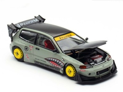 POP RACE HONDA PANDEM CIVIC EG6 SHARKMOUTH INDONESIA DIECAST EXPO