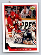 1993-94 Upper Deck - Theoren Fleury #3 Calgary Flames Hockey Card