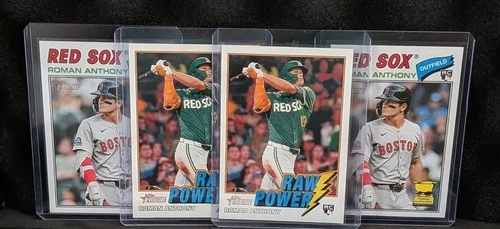 🔥2026 Topps Heritage Roman Anthony RC (4) Card Lot Raw Power Boston Red Sox🔥