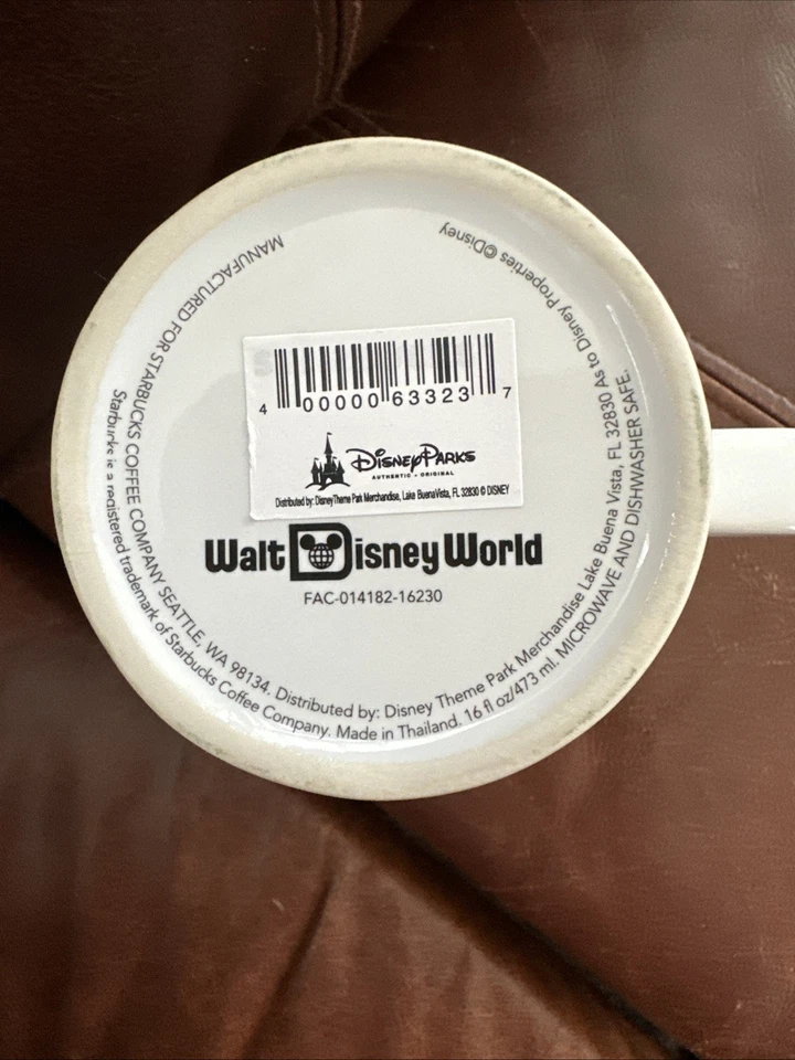 Starbucks Walt Disney Magic Kingdom Tall Coffee Mug 45th Anniversary - Image 4 of 4