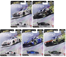 Hot Wheels Aero Styles 1-5 Set-Audi/Toyota Sk...