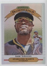 2019 Panini Donruss Diamond Kings Season Stat Line 20/20 Starling Marte #24 01l2