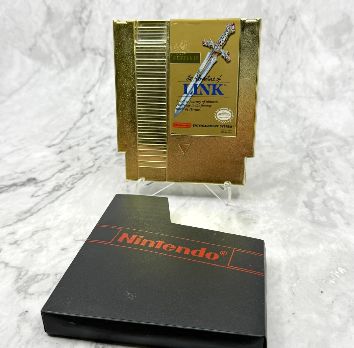 Zelda II: The Adventure of Link Gold Video Games for sale - eBay