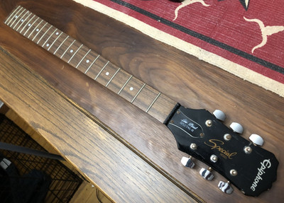 2013 Epiphone Les Paul Special II Electric Guitar Black Actual Loaded Neck