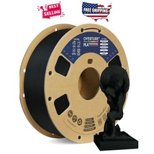 PLA 3D Printing Filament 1.75mm Black 1kg High Impact Toughness Low Shrinkage