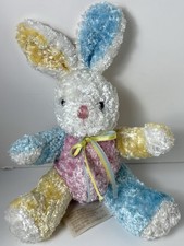 Dan Dee Collector  s Choice BUNNY Multicolor Easter Plush Pals Stuffed Animal 8"