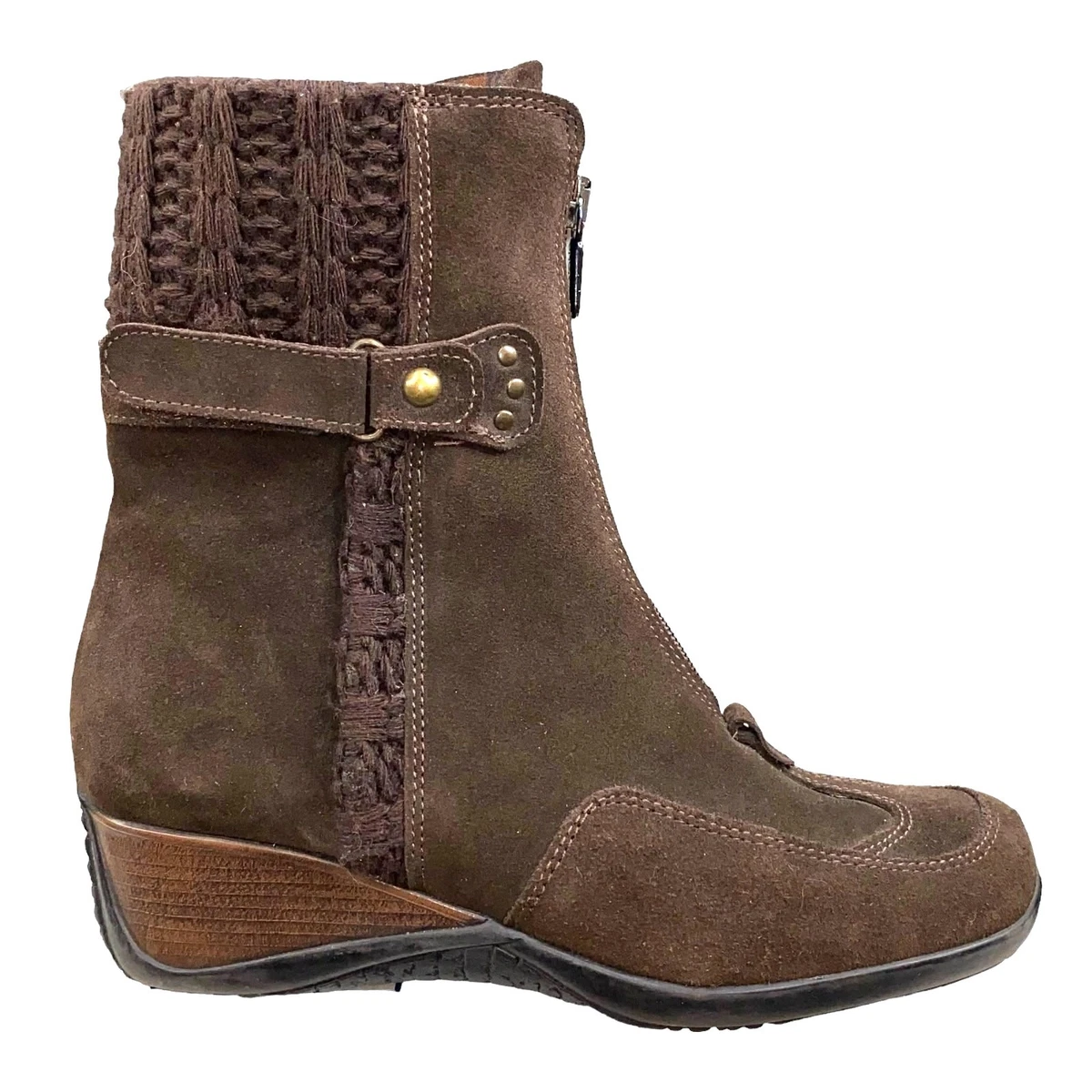 Wedge Boots Brown Aquatalia for Women for sale | eBay Aquatalia Women\'s Brown Suede Wedge Pumps Size 9 main image 0