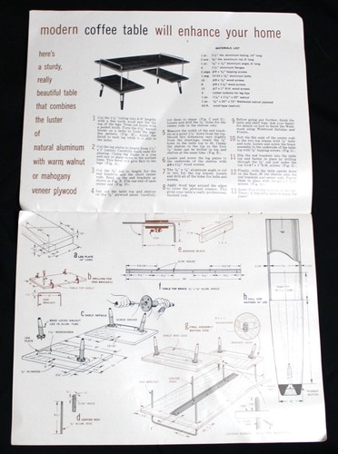 PETER LIND HAYES HOME WORKSHOP BROCHURE MID CENTURY MODERN FURNITURE 1959 - Foto 3 di 9