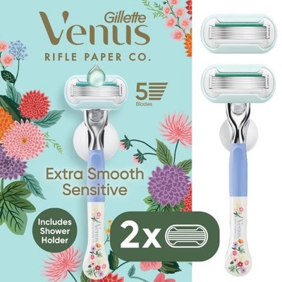 Rifle Paper Co. Extra Smooth Sensitive 5-Blade Women's Razor
