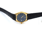 Bulova Men's Yellow Gold Quartz Watch With Blue Dial