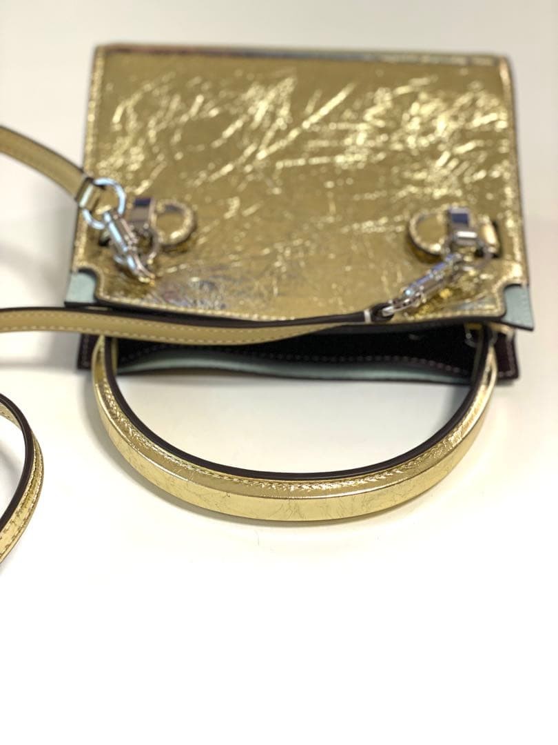 Tory Burch Lee Radziwill Metallic Petite Double Bag thumbnail 10