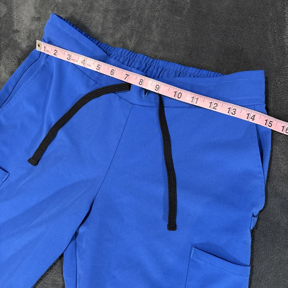 Pantalones Médicos Azul Real Joggers Medline XS Bolsillos Pequeños RN Enfermera Campo Médico Foto 4 de 4