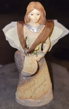 Pavilion Gift Co. Special Friend Angel Christmas Ornament & Heart Ornament  4"