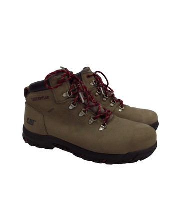 Caterpillar Boots Steel Toe Cap UK 8 Wide Fit CAT Womens Mens Waterproof Safety