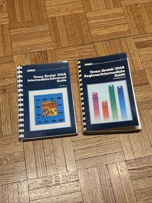 Timex Sinclair 2068 SAMS Beginner Intermediate & Advanced Guide Books