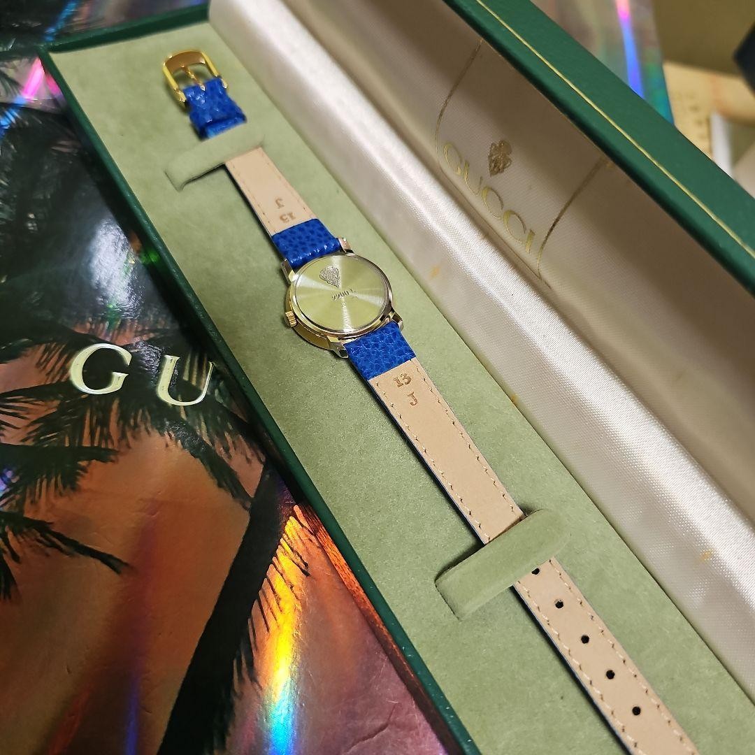 ⭐【超美品】グッチヴィンテージ2200.Lゴールド腕時計(新品電池稼働品) Gucci Vintage 2200.L Gold Watch Battery Operated | eBay