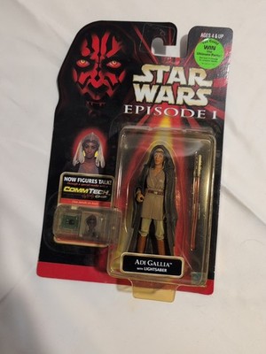 Hasbro Star Wars Episode 1 Adi Gallia Action Figure CommTech Chip Sku6