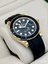 2025 Rolex Yacht-Master 42mm 226658 Yellow Gold Oysterflex Black Dial 6