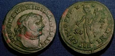 MORTOWN Maximianus LARGE AE follis AD300 Genius RARE HIGH GRADE Alexandria