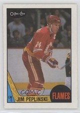 1987-88 O-Pee-Chee Jim Peplinski #209 0jh2