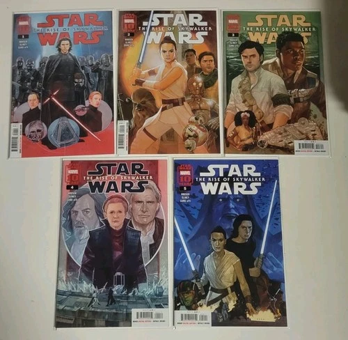 STAR WARS: RISE OF SKYWALKER (2025) #1 2 3 4 5 VF+ COMPLETE SET MARVEL COMICS